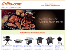 Tablet Screenshot of grills.com